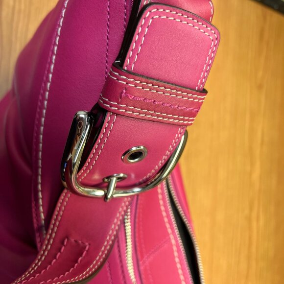 Coach Hobo Bag Pink Brand New Leather - Picture 10 of 16